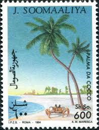 Stamp: Cocos palms and a Crab (Somalia) (Flora) Mi:SO 535 | Stamp, Jesus  painting, Philately