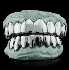 Shop Solid .925 Sterling Silver Diamond Cut Grillz On Sale ...
