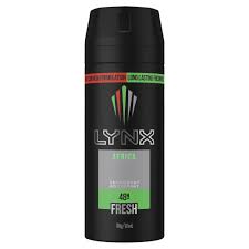 Buy Deodorant Aerosol Africa 165 mL by Lynx Online | Priceline