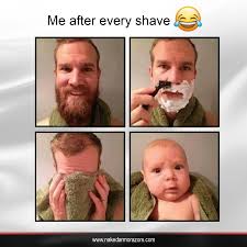Me After Every Shave in 2020 | Shaving meme, Beard humor, Shaving