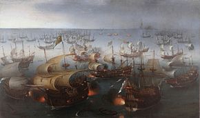 290px-Vroom_Hendrick_Cornelisz_Battle_between_England_and_Spain_1601.jpg