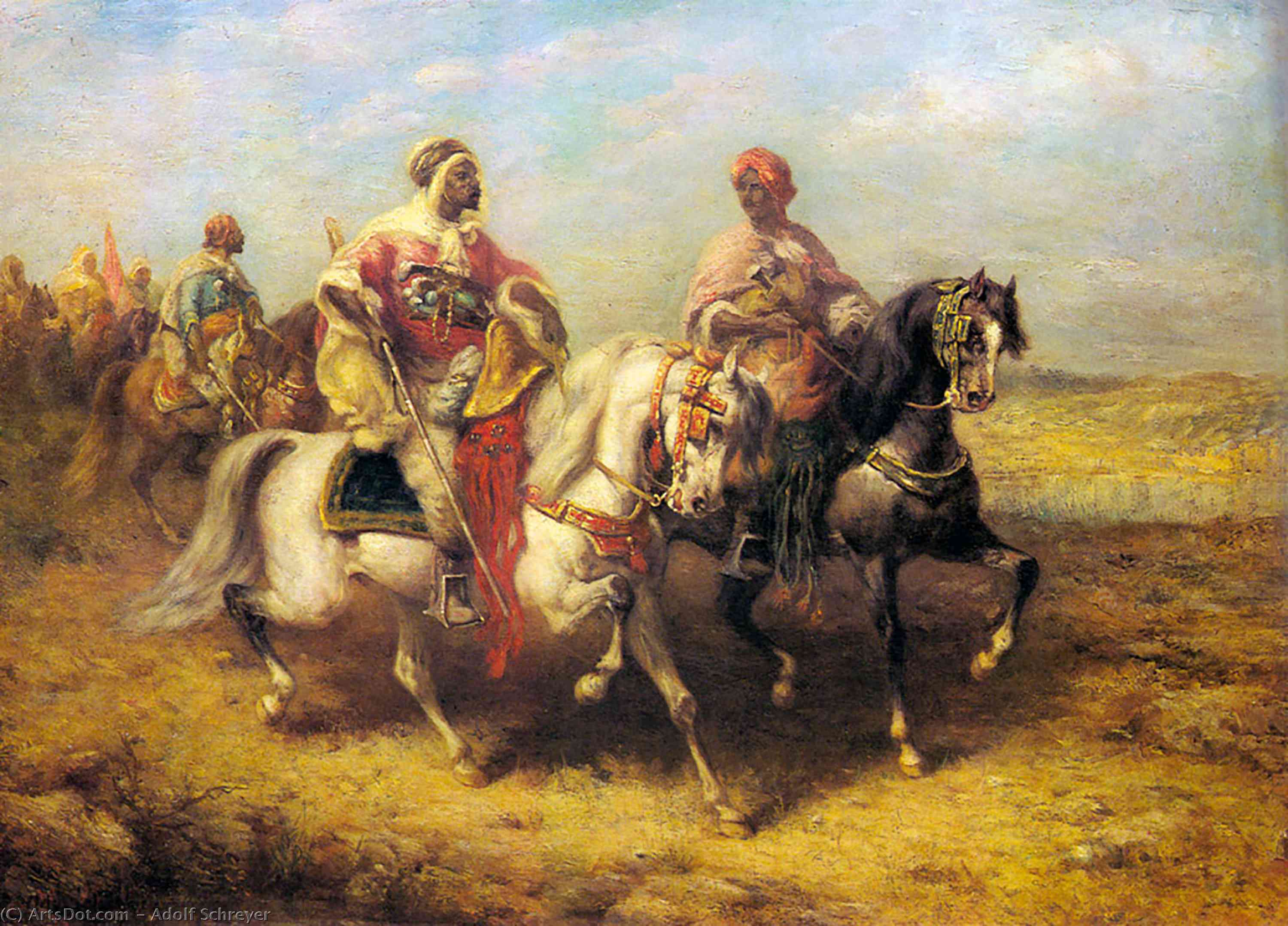 Adolf-schreyer-arab-chieftain-and-his-entourage.jpeg