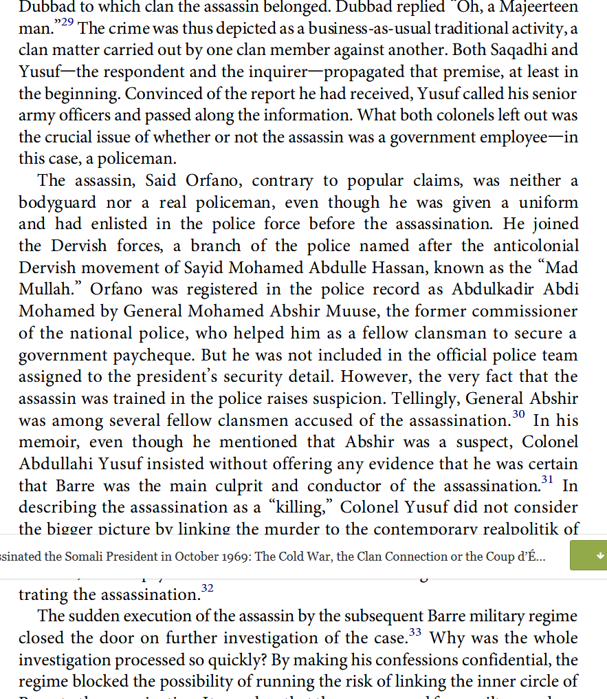 Assassinated the Somali President in October 1969 The Cold War, the Clan Connection or the Coup.png