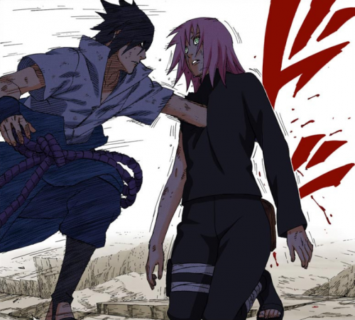 Sasuke_pierces_Sakura-e1418588605465.png