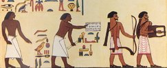 Unbekannt_-_How_An_Ancient_Egyptian_Painted_The_Coming_Of_The_Israelites_Into_Egypt_c1930_-_(M...jpg