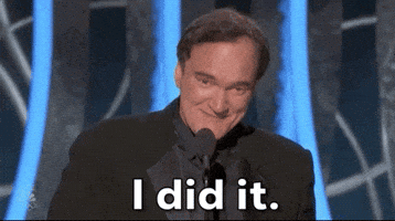 Quentin Tarantino Awards Shows GIF by Golden Globes