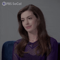 Anne Hathaway Agree GIF by PBS SoCal
