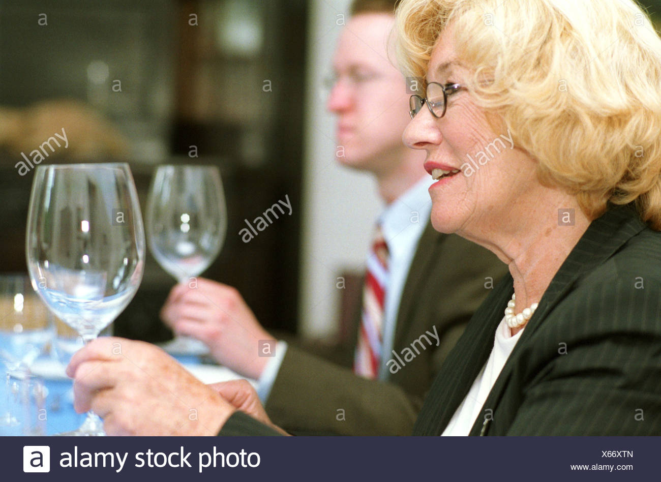 berlin-participants-of-an-etiquette-course-X66XTN.jpg