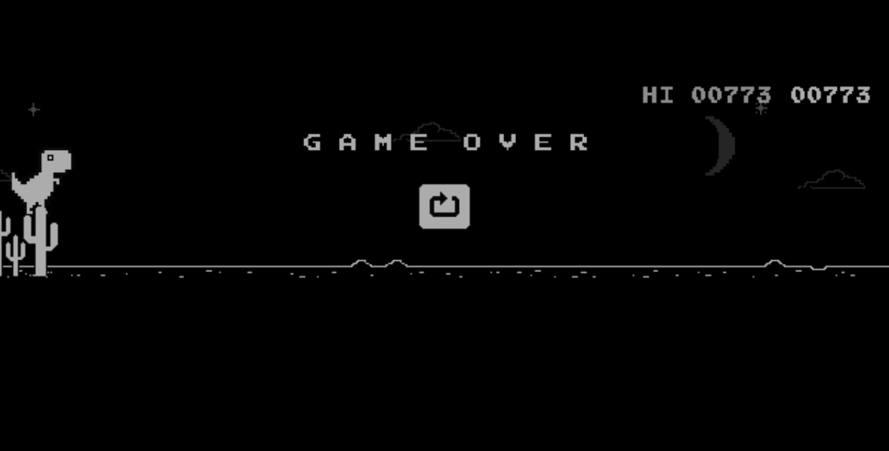 How to Play T-Rex Game on Google Chrome while being online