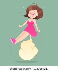 cute-woman-pink-nightgown-farting-260nw-1029189217.jpg