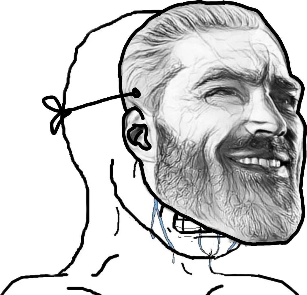 Crying Wojak wearing Chad mask Blank Template - Imgflip