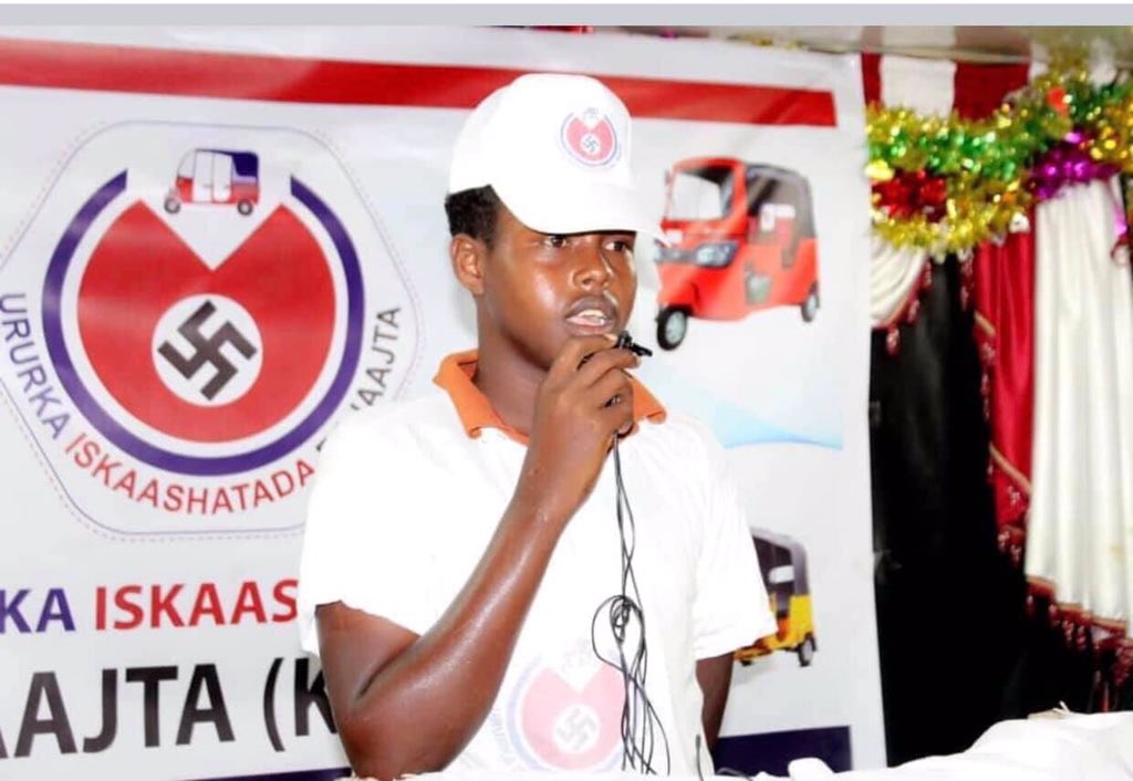 Aato on Twitter: I would like to know why the Tuktuk (Bjaj) union in # Somalia decided to use this Nazi symbol in their logo. I have so many  questions What's the story