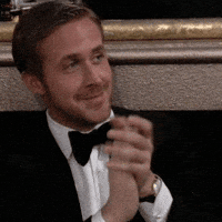 Ryan Gosling Clap GIF