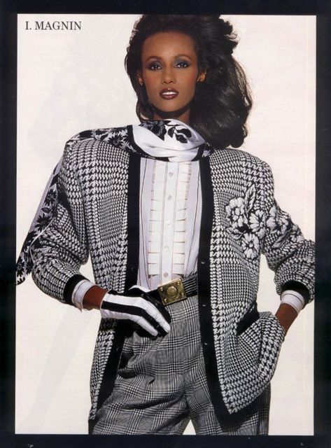 Iman Abdulmajid Bowie | 80s fashion, Fashion, 1980s fashion