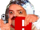 Klistremerke risitas ddb ban gun mad gun tare aluminium plot