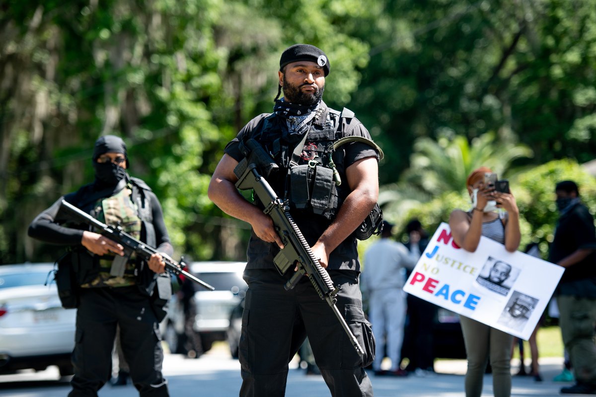 redfish on Twitter: Armed Black Panther Party members showed up ...