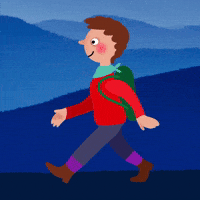 Weekend Walking GIF
