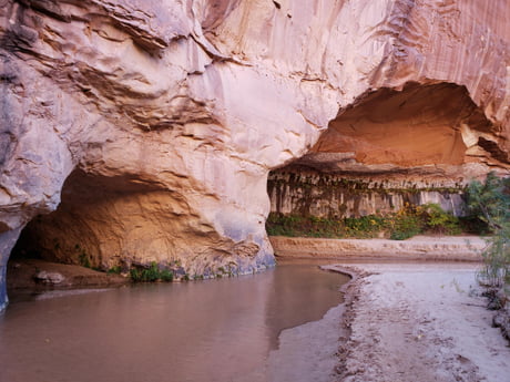 Last year, backpacking in Coyote Gulch, UT