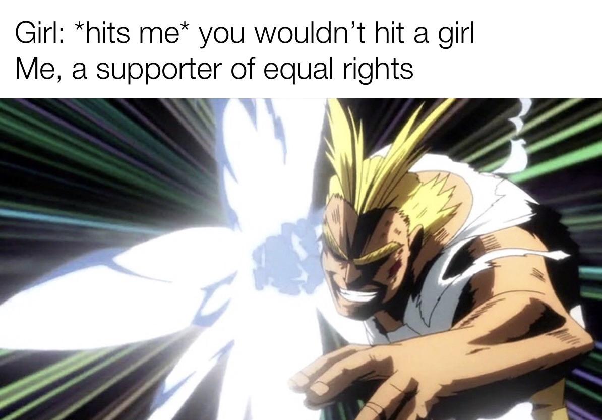Equal rights equal fights : memes