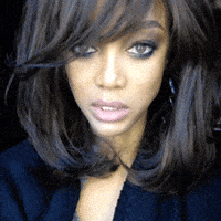 Tyra Banks Gum GIF