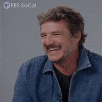 Pedro Pascal Laughing GIF by PBS SoCal