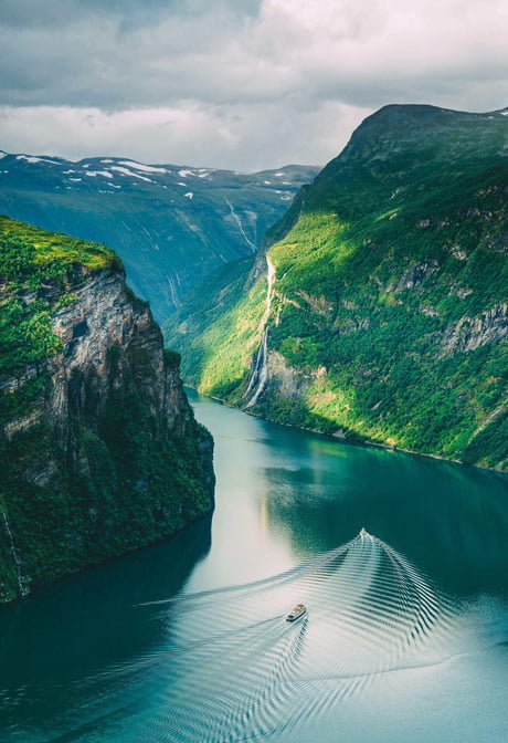 Geirangerfjord in Norway.