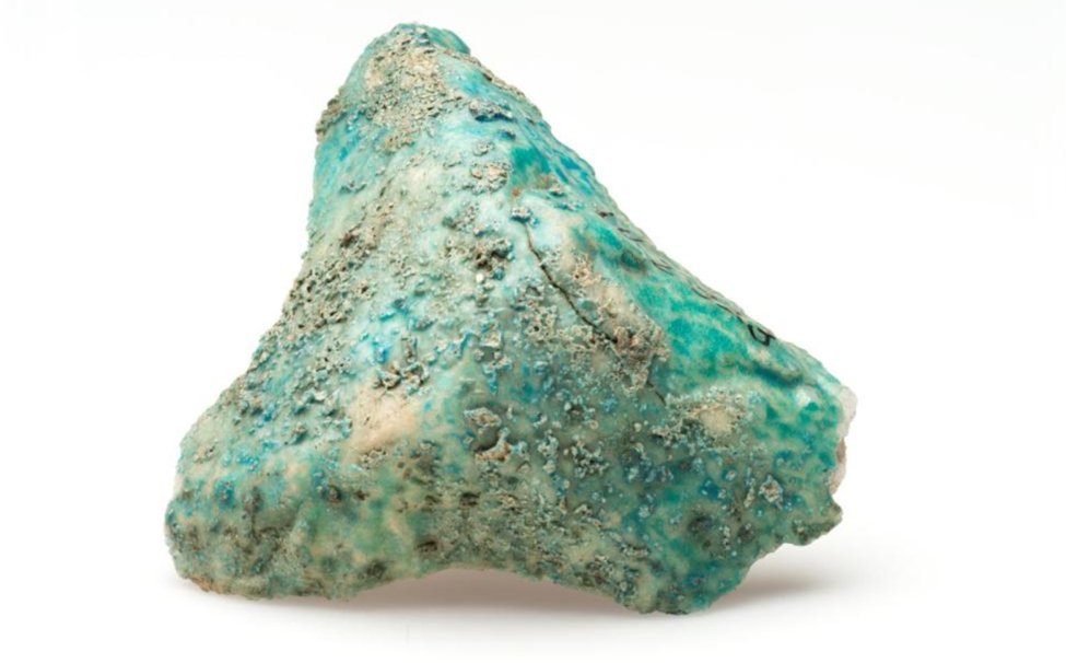 Fragment of snake statue from Kerma period (1600BC) - shows early mythogenic importance of snake/Uraeus in Middle Nile - predating Egyptian influence from New Kingdom colonisation.