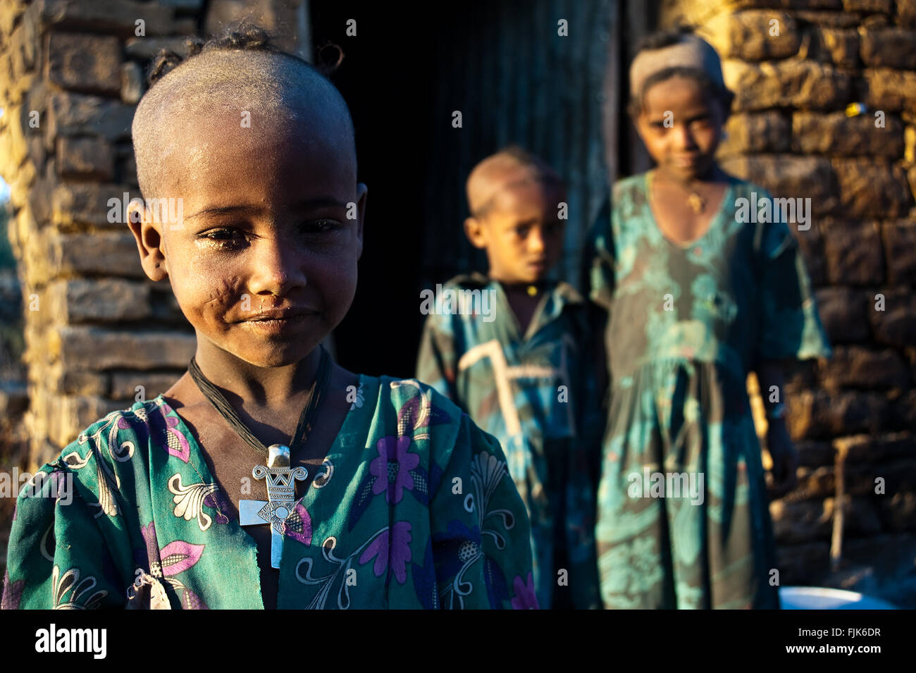 children-belonging-to-the-agaw-people-ethiopia-FJK6DR.jpg