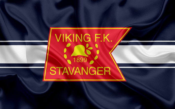 Download wallpapers Viking FK, 4k, Norwegian football club, emblem ...
