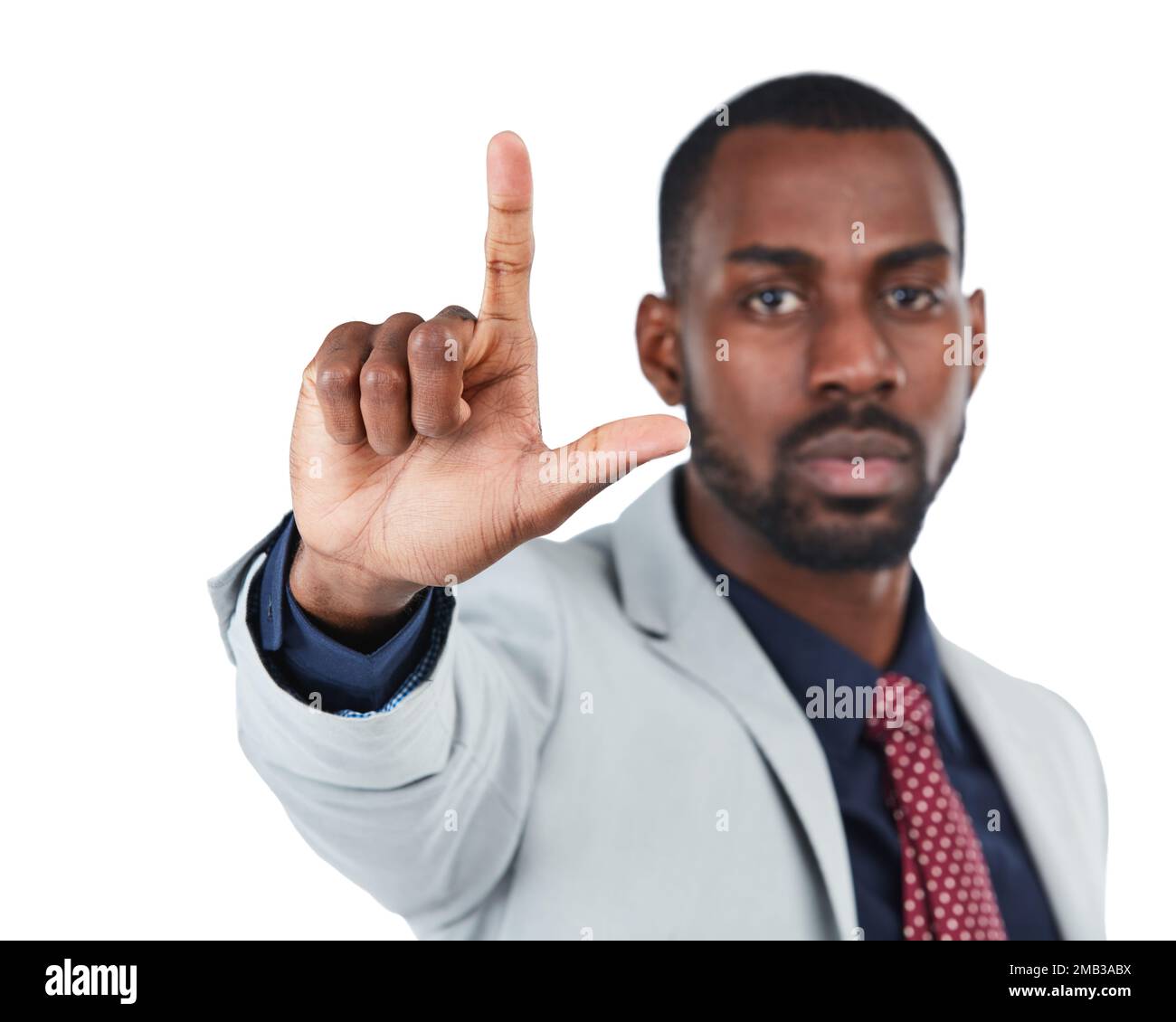 hand-loser-and-fail-with-a-business-black-man-in-studio-isolated-on-a-white-background-to-gesture-an-l-sign-social-media-emoji-and-review-with-a-2MB3ABX.jpg