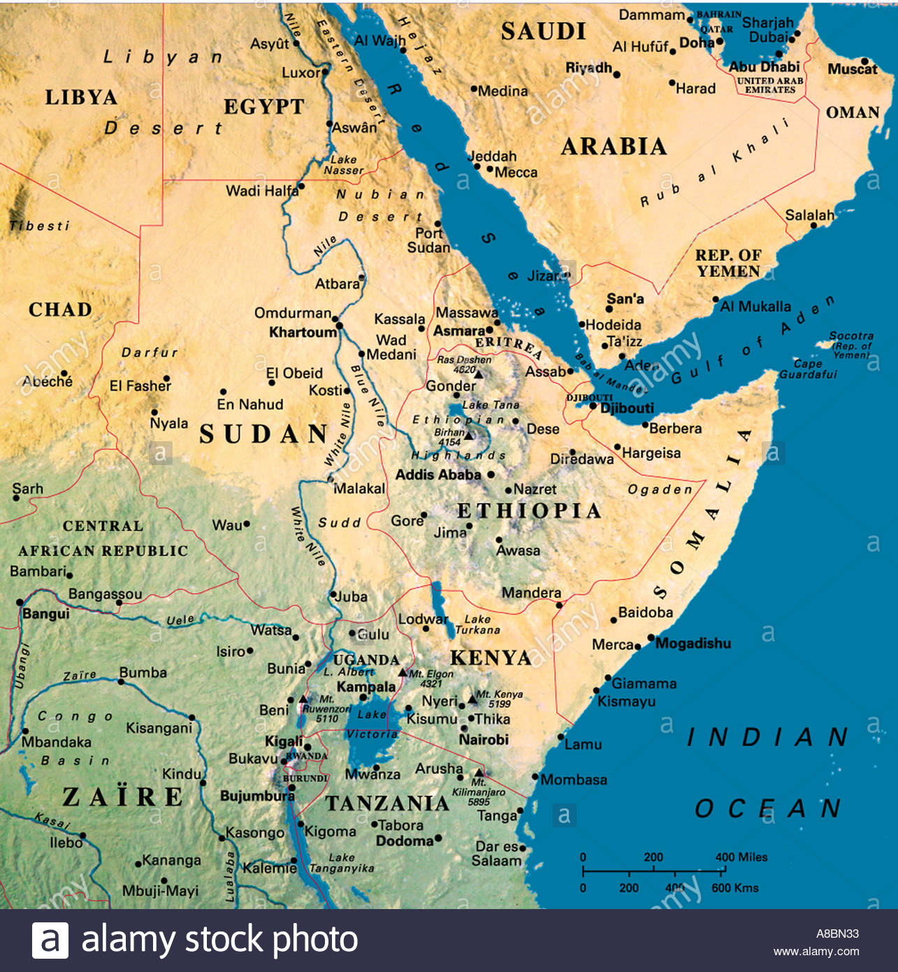 map-maps-africa-saudi-arabia-A8BN33.jpg