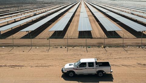 Benban Solar Park in Egypt has received investment from the UK’s Commonwealth Development Corporation