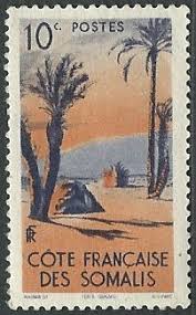 Postal history French Somali Coast | Somali, Stamp, Orange and purple
