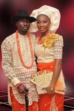 Niger Delta/ Urhobo Traditional Wedding on Pinterest | Nigerian ... |  Traditional wedding attire, African attire, African clothing