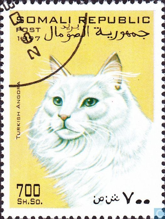 1997 - Poezen 700 - stamp - Somalia | Cat stamp, Vintage postage stamps,  Postage stamp art