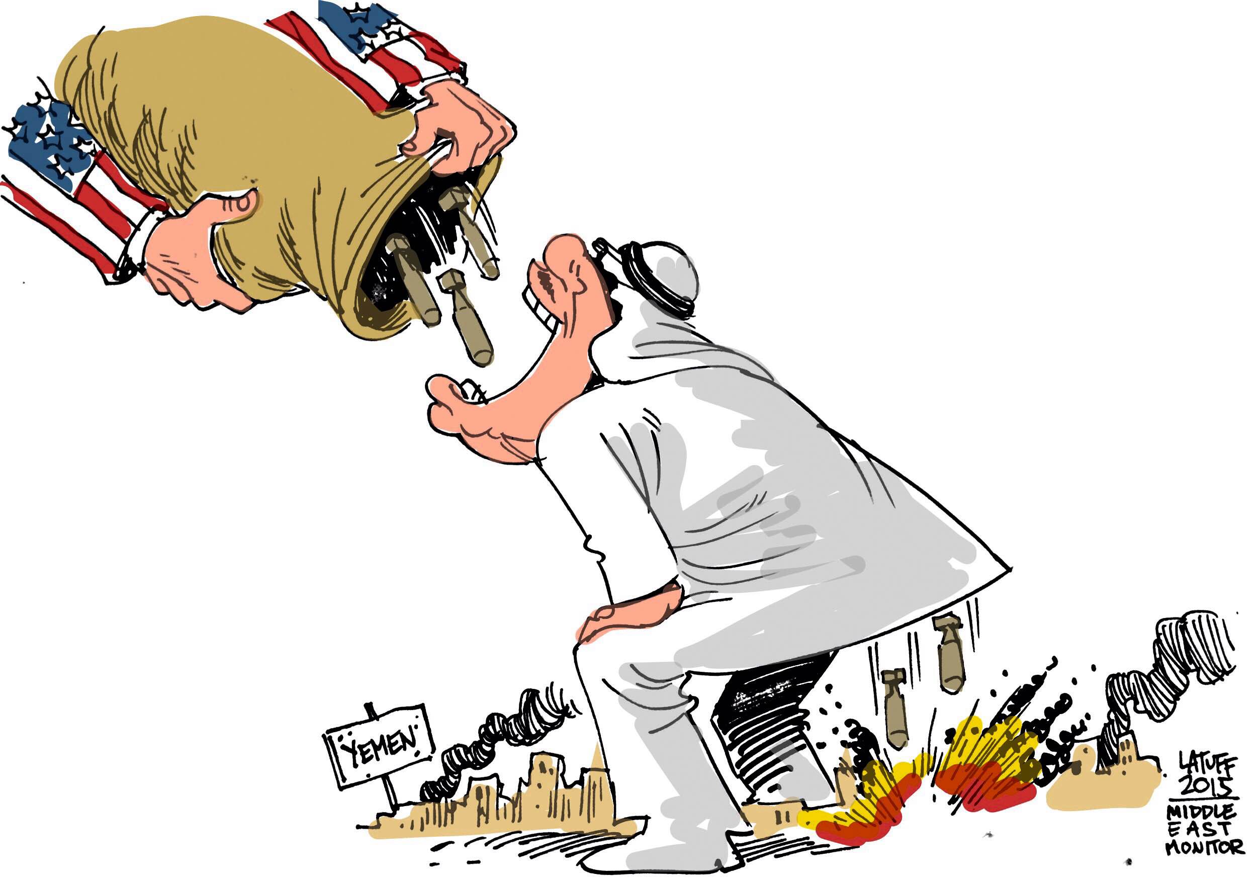 20150814_Latuff-US-giving-wrapons-to-Saudi-to-bomb-Yemen.jpg