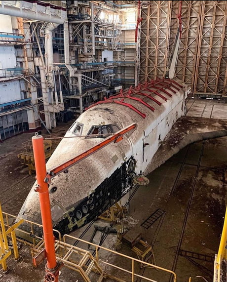Abandoned Soviet Space Shuttle