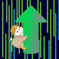 To The Moon Crypto GIF by Pudgy Memez