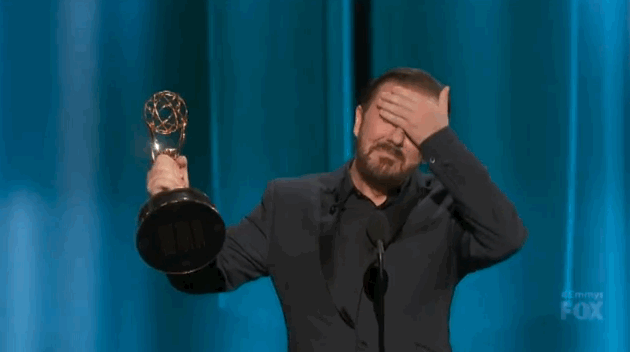 Ricky Gervais Win GIF by Fox TV - Find & Share on GIPHY