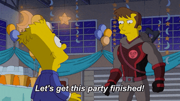 The Simpsons Party GIF by Animation Domination